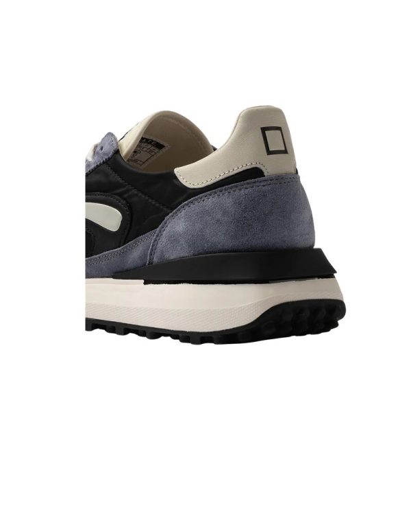 Scarpe d.a.t.e. pe 25. mod. athleta nylon black-cream art. m421-at-ny-bc