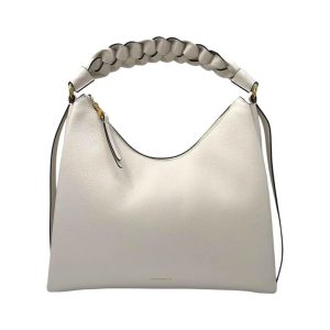 Handbag Double Grainy Leather Blanco s Coccinelle Borse Donna M50 13 02 01 57