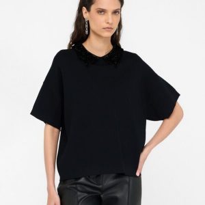 Maglia Chiusa M/c Liu Jo Maglie Donna CF5038MS55NAI25.26.