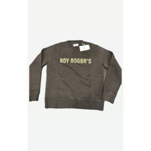 Crew Neck Man Sweater Brushed Logo 7 Roy Rogers Felpe Uomo RRU90005CN64XXXX