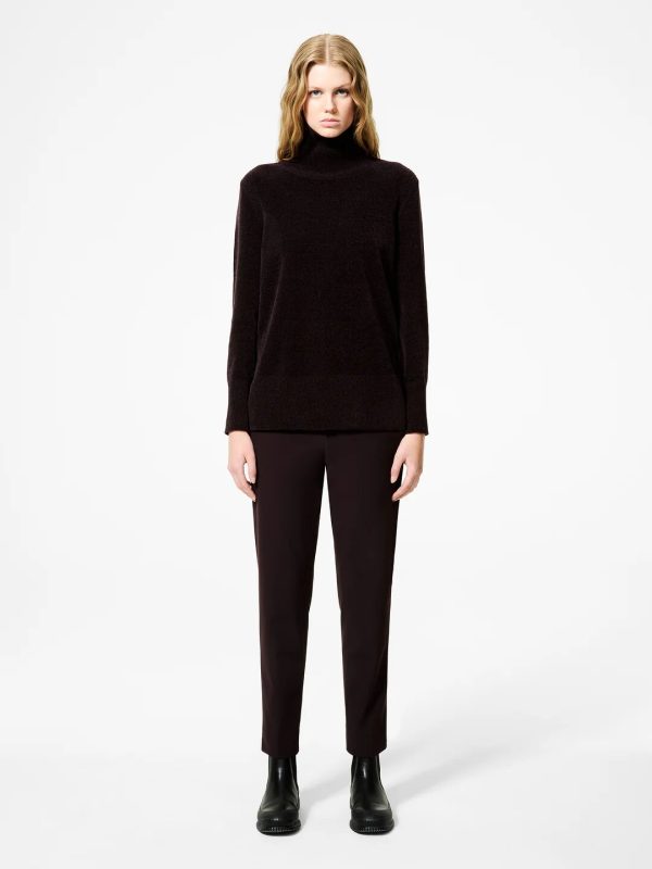 Velvet Vent Turtleneck Wom Knit Rrd Maglie Donna W25631AI25.26.