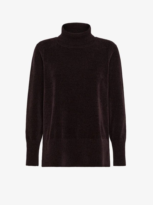 Velvet Vent Turtleneck Wom Knit Rrd Maglie Donna W25631AI25.26.
