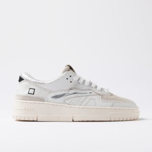 Torneo Shiny White-Silver W8f D.a.t.e. Sneakers Donna W431-TO-SH-WSAI2526.