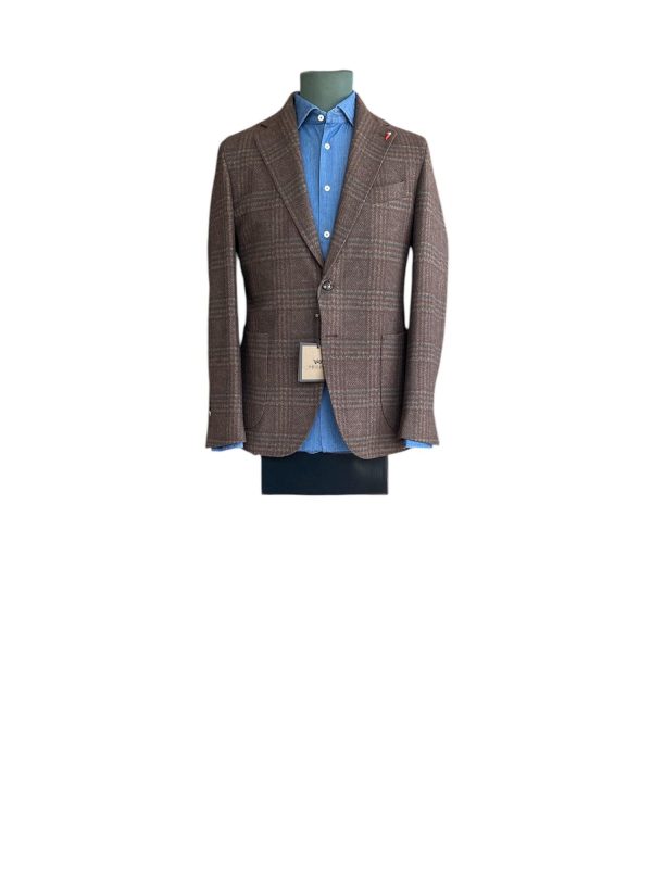 Giacca due bottoni a quadri slim Art. Belair Mulish GKS102QAI2526.