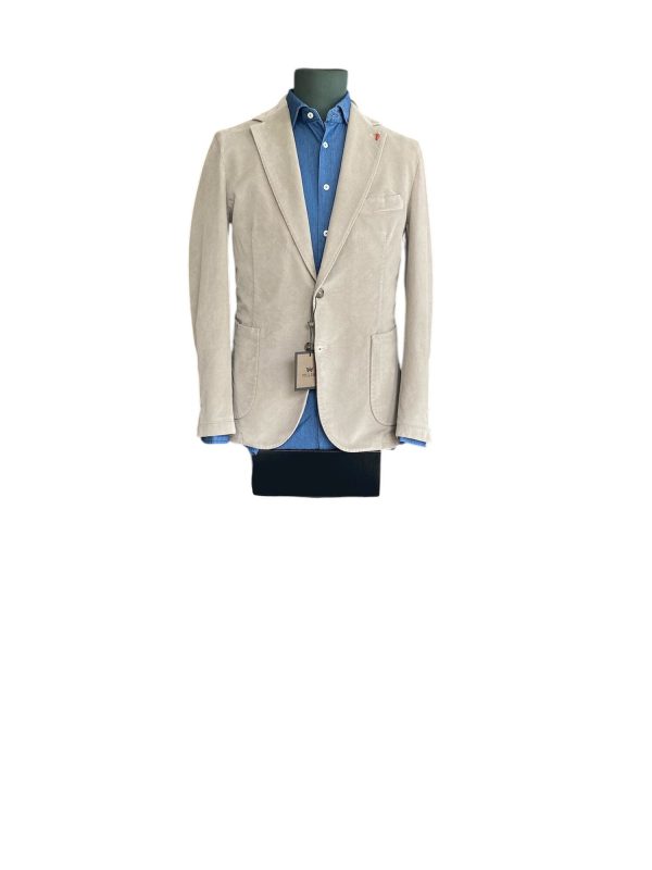 Giacca in velluto due bottoni slim Art. Portland Mulish R7002AI2526.