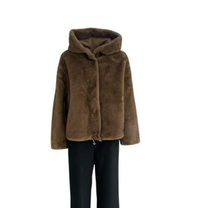 Bomber Eco Liscio reversibile Con Cappuccio Tavus Giubbotti Donna 35217BIS