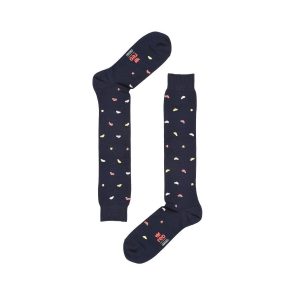 Calza Lunga Uomo Stampa Fast Car Red Calze Uomo 62194G