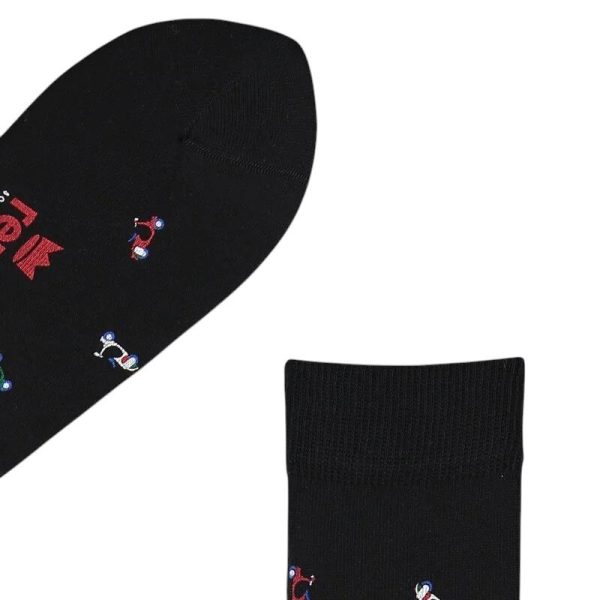 Calza Lunga Da Uomo Stampa Icon Red Calze Uomo 62596G