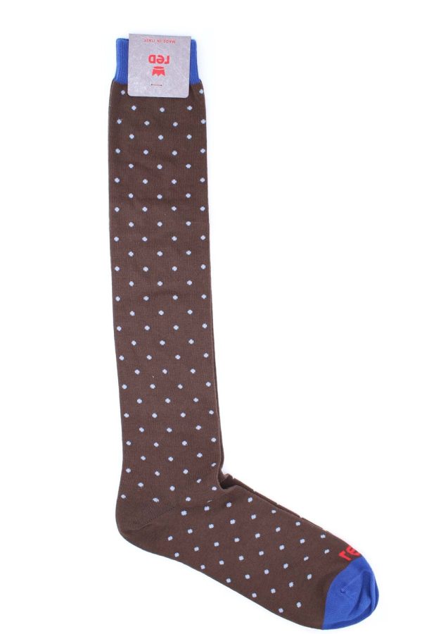 Calza Lunga Uomo Pois Red Calze Uomo 64890G